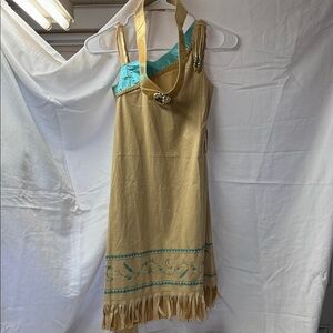 Disney Tan and Teal Kids Costume Dress